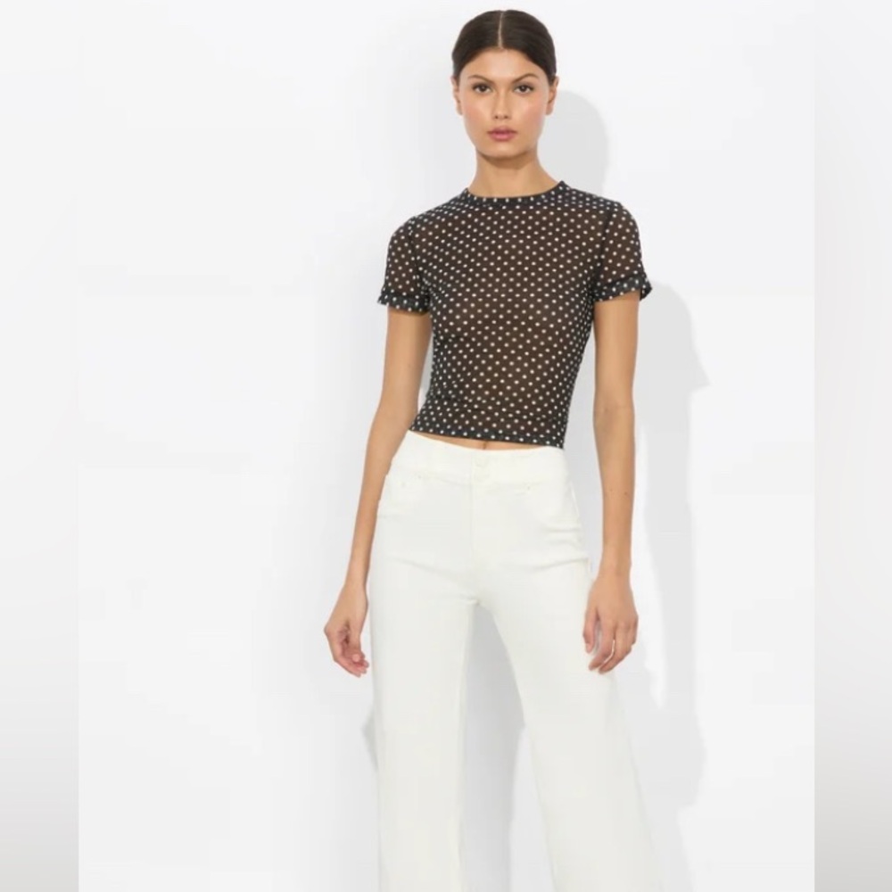 ❌SOLD❌NWT- Alice and Olivia TESS TEE size M - Picture 6 of 11